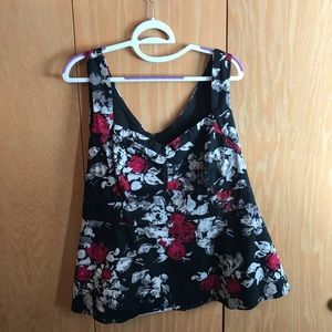 Floral Peplum Top